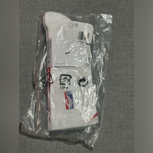 NWT Nike Men`s Elite NBA Grip Power Basketball Mid-Calf Socks - PSK647-102 - Picture 1 of 2